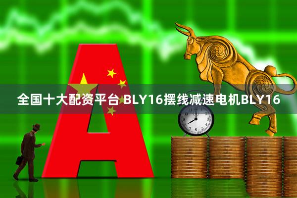 全国十大配资平台 BLY16摆线减速电机BLY16